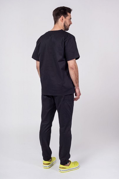 Men’s Sunrise Uniforms Active Flex scrub top black-2