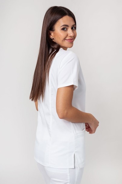 Women’s Cherokee Revolution Soft scrub top white-2