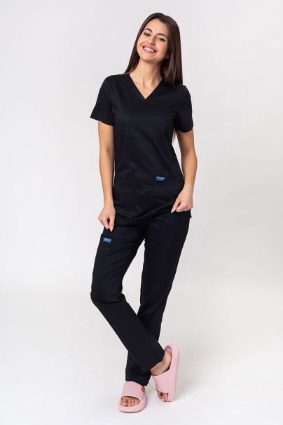 Women’s Cherokee Revolution Soft scrub top black-6