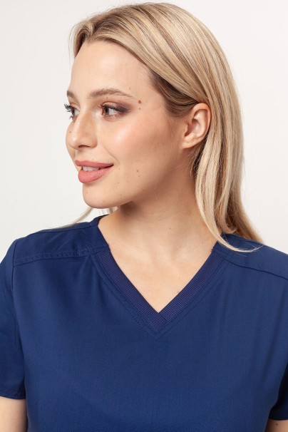 Women’s Cherokee Revolution Tech V-neck scrub top navy-2