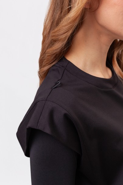 Women's Cherokee Achieve Crew Neck scrub top black-6