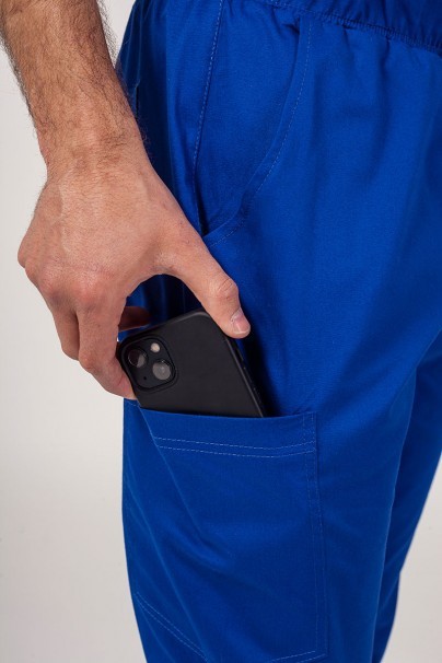 Men's Sunrise Uniforms Active scrubs set (Flex top, Flow trousers) galaxy blue-8