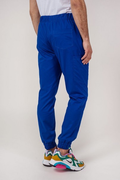 Men's Sunrise Uniforms Active scrubs set (Flex top, Flow trousers) galaxy blue-7