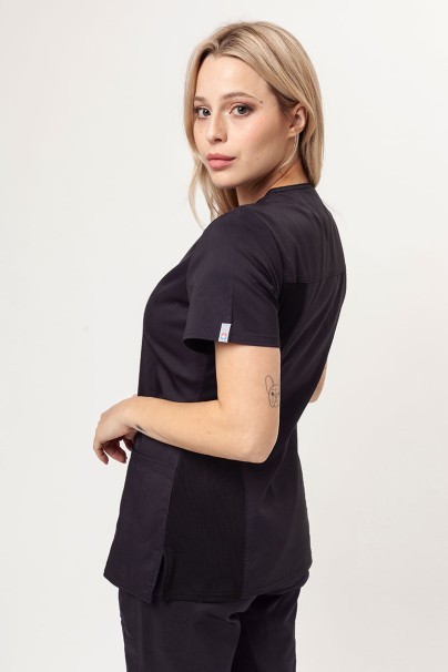 Women’s Cherokee Revolution Tech V-neck scrub top black-2