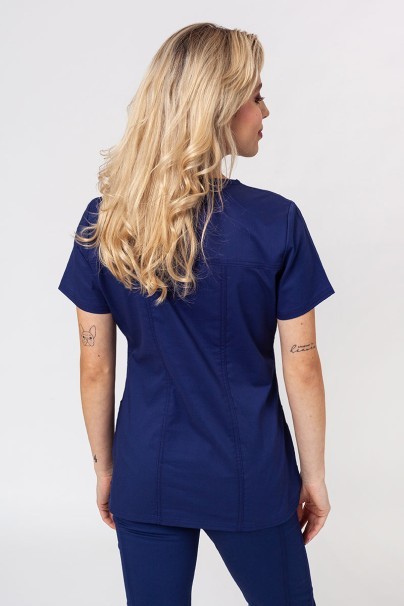 Women’s Cherokee Core Stretch scrub top navy-1