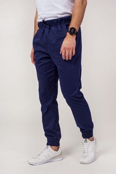Men's Sunrise Uniforms Active scrubs set (Flex top, Flow trousers) navy-6