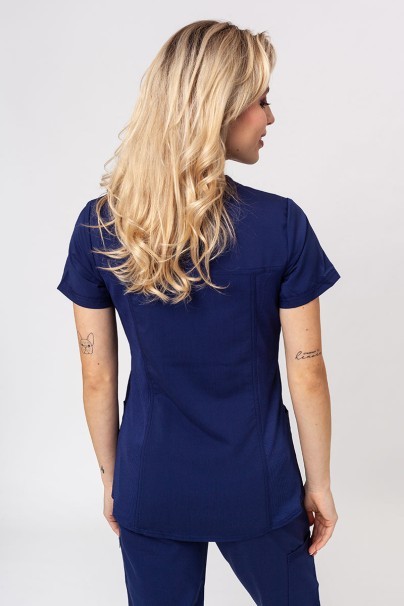 Women’s Dickies Balance V-Neck scrub top navy-2