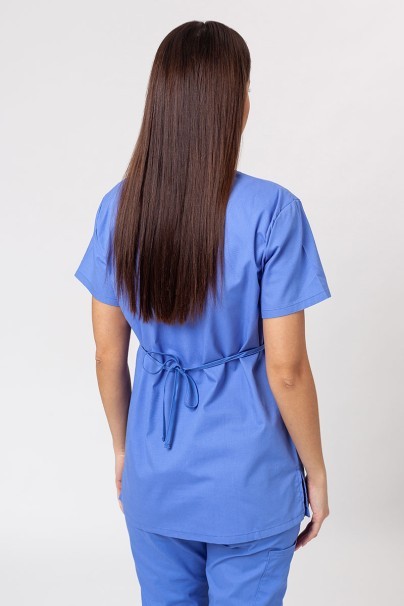 Women’s Dickies EDS Signature Mock scrub top ciel blue-1