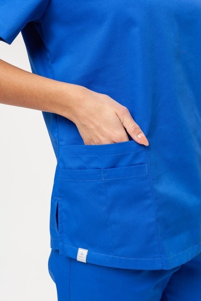 Women's Sunrise Uniforms Basic Jogger FRESH scrubs set (Light top, Easy trousers) royal blue-5