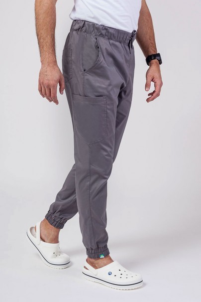 Men's Sunrise Uniforms Active scrubs set (Flex top, Flow trousers) pewter-6