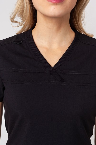 Women’s Dickies Balance V-Neck scrub top black-2