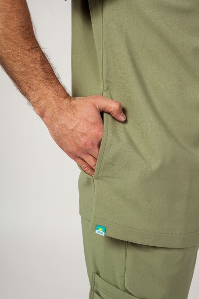 Men’s Sunrise Uniforms Premium Dose scrub top olive-6