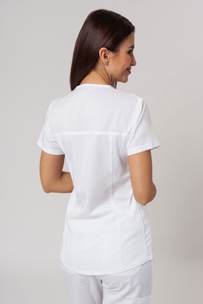 Women’s Dickies Balance V-Neck scrub top white-2