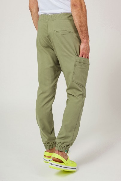Men's Sunrise Uniforms Premium Select jogger scrub trousers olive-2