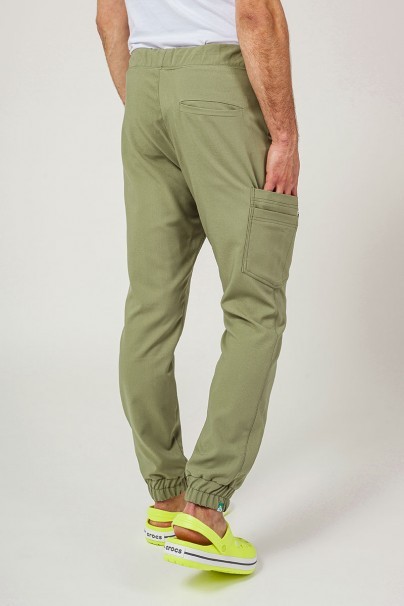 Men's Sunrise Uniforms Premium Select jogger scrub trousers olive-1