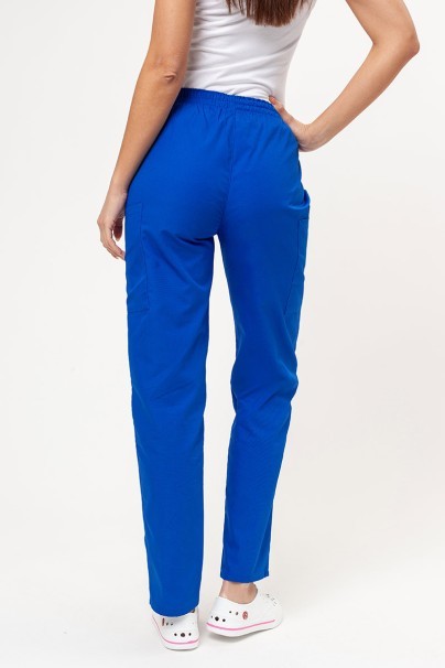 Women's Cherokee Originals (Mock top, N.Rise trousers) scrubs set royal blue-9