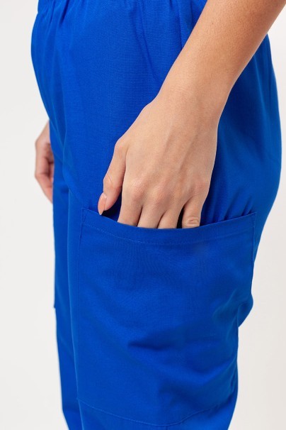 Women's Cherokee Originals (Mock top, N.Rise trousers) scrubs set royal blue-12