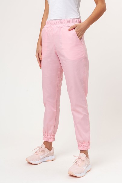Women's Sunrise Uniforms Basic Jogger FRESH scrubs set (Light top, Easy trousers)  blush pink-7