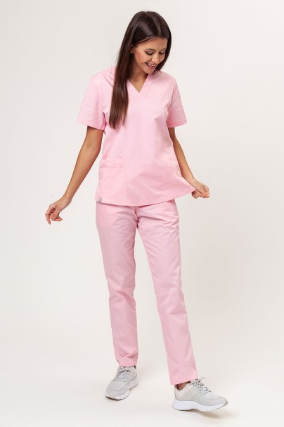 Women's Sunrise Uniforms Basic Light FRESH scrub top blush pink-7