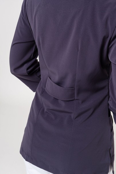 Women’s Maevn Smart 3/4 sleeve lab coat (elastic) pewter-4