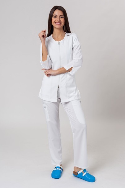 Women’s Maevn Smart 3/4 (elastic) lab coat white-2