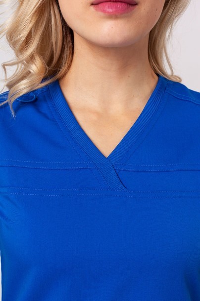 Women’s Dickies Balance V-Neck scrub top royal blue-2