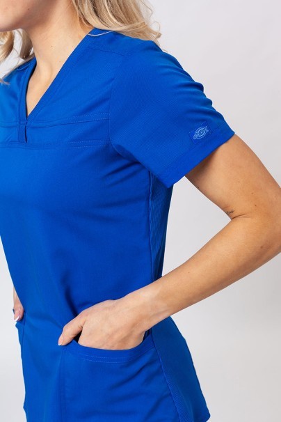 Women’s Dickies Balance V-Neck scrub top royal blue-3