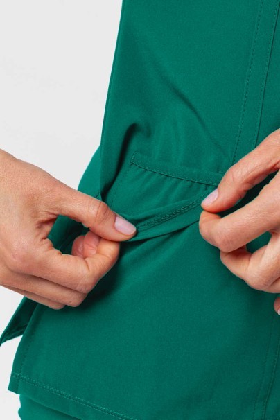 Women's Cherokee Infinity Round Neck scrub top green-4