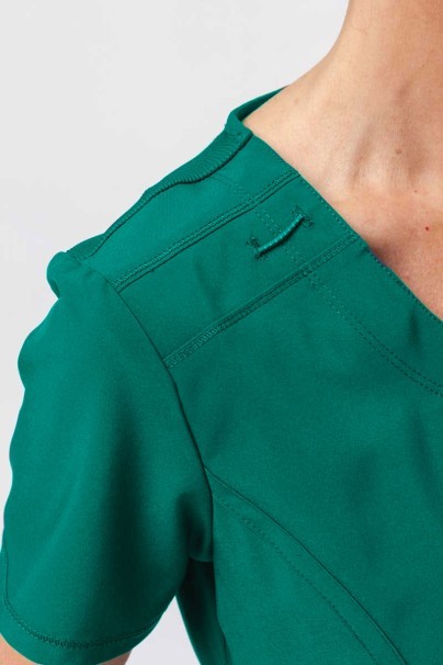 Women's Cherokee Infinity Round Neck scrub top green-3