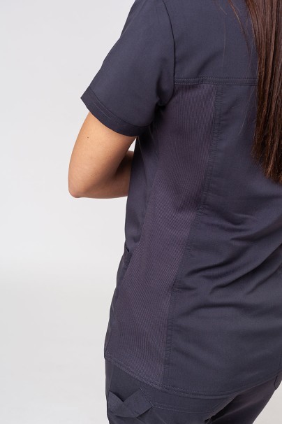 Women’s Dickies Balance V-Neck scrub top pewter-5