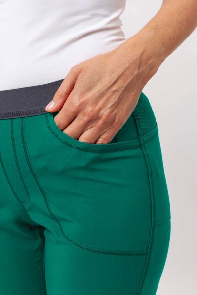 Women's Cherokee Infinity Slim Pull-on scrub trousers green-3