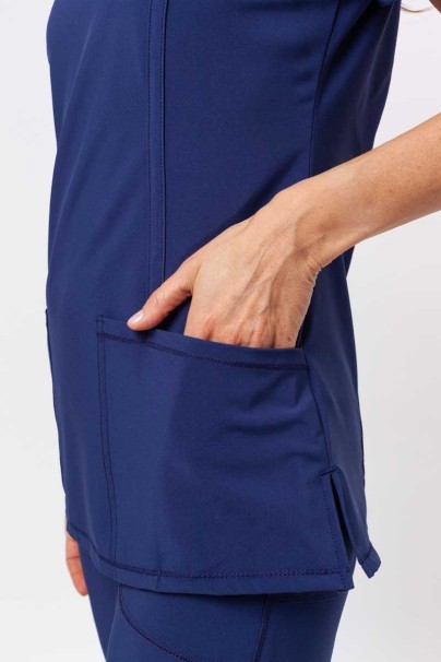 Women's Cherokee Infinity Round Neck scrub top navy-7