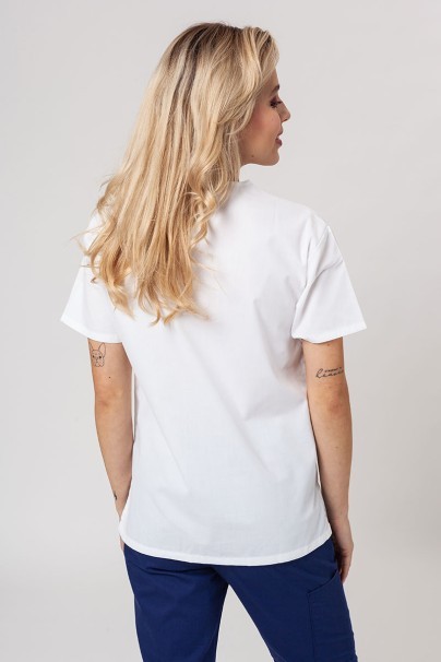 Women’s Dickies EDS Signature V-Neck scrub top white-1