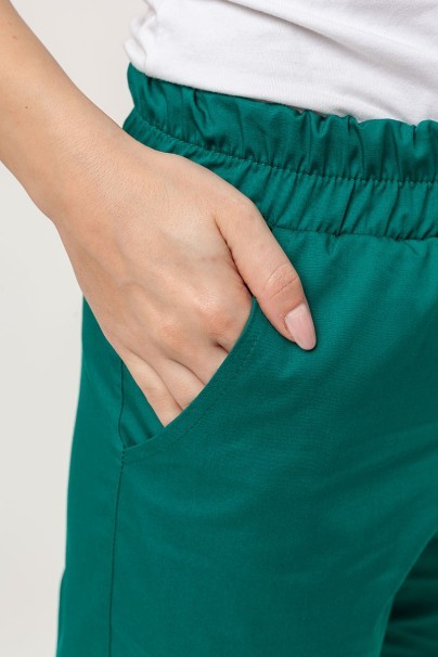 Women's Sunrise Uniforms Easy FRESH jogger scrub trousers hunter green-2