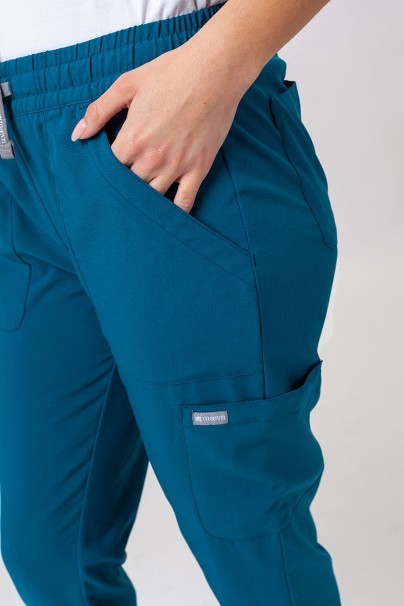 Women’s Maevn Momentum 6-pocket scrub trousers caribbean blue-3