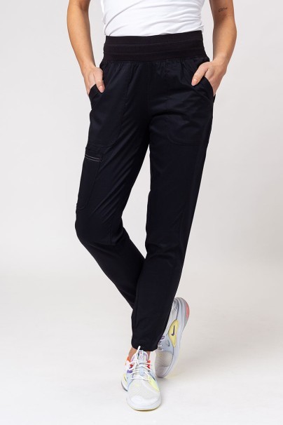 Women's Cherokee Revolution scrubs set (Active top, Jogger trousers) black-8