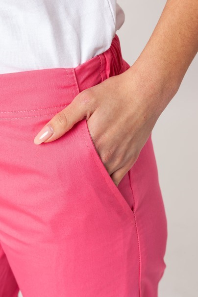 Women’s Sunrise Uniforms Basic Classic scrubs set (Light top, Regular trousers) hot pink-10