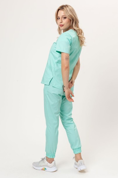 Women's Sunrise Uniforms Basic Light FRESH scrub top mint-6