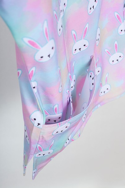 Women’s Maevn Prints scrub top Funny Bunnies
-2