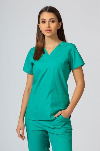 Women's Maevn Red Panda scrubs set sea green-2