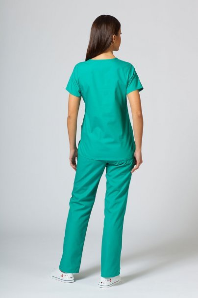 Women's Maevn Red Panda scrubs set sea green-1