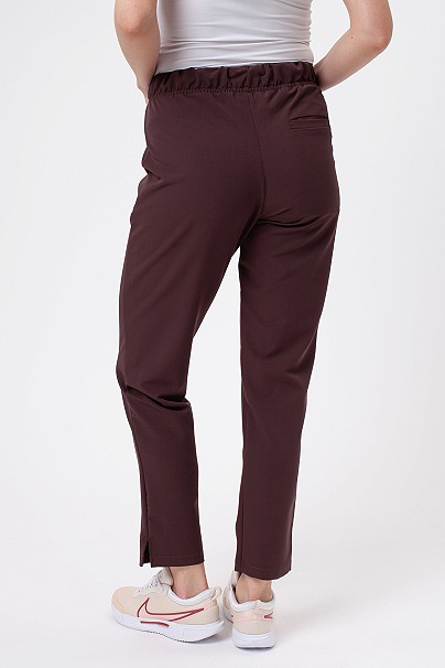 Women's Sunrise Uniforms Premium Pride scrub trousers choco
