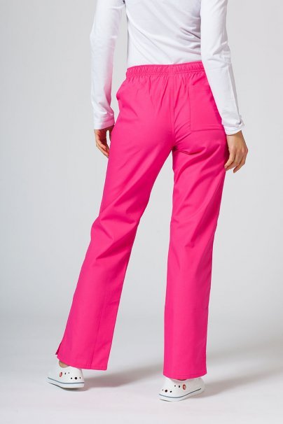 Women’s Maevn Red Panda scrub trousers hot pink-2