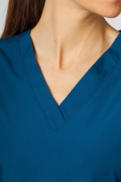 Women's Maevn Red Panda scrubs set caribbean blue-5