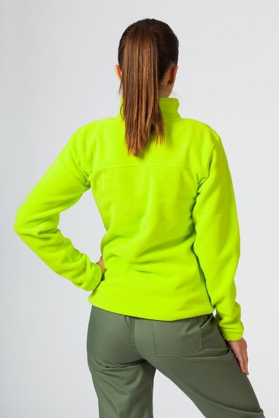 Women’s Malfini Fleece top lime punch-2