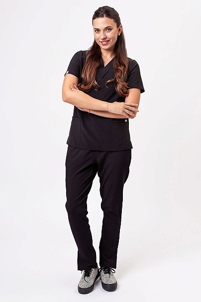 Women's Sunrise Move Line scrub set black