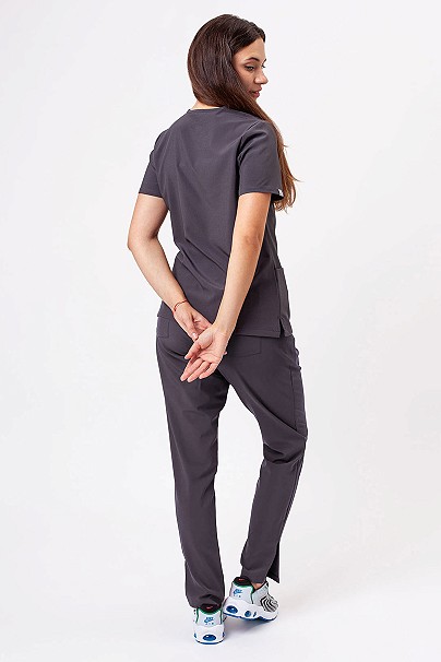 Women's Sunrise Move Line scrub set pewter