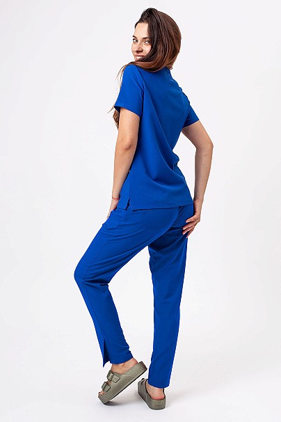 Women's Sunrise Move Line scrub set royal blue