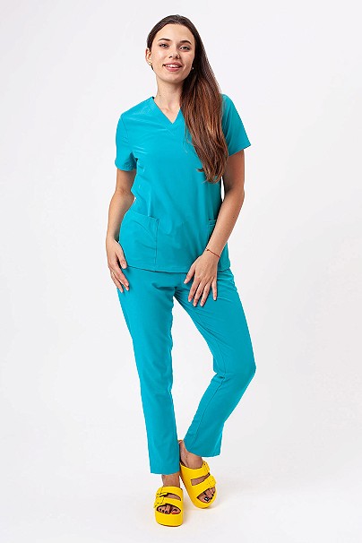 Women's Sunrise Move Line scrub set teal blue