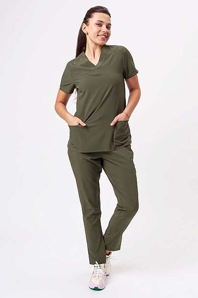 Women's Sunrise Move Line scrub set olive